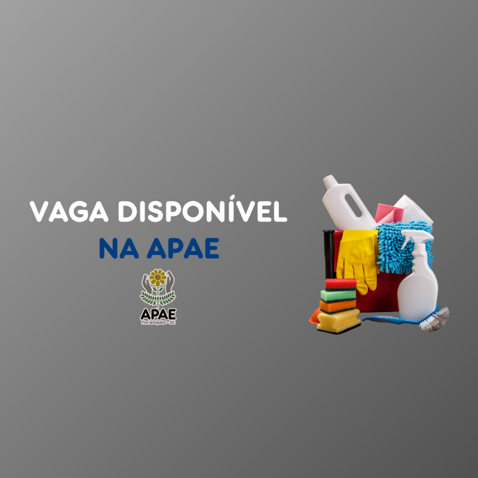 Vaga de Auxiliar de Limpeza - Outubro 2025